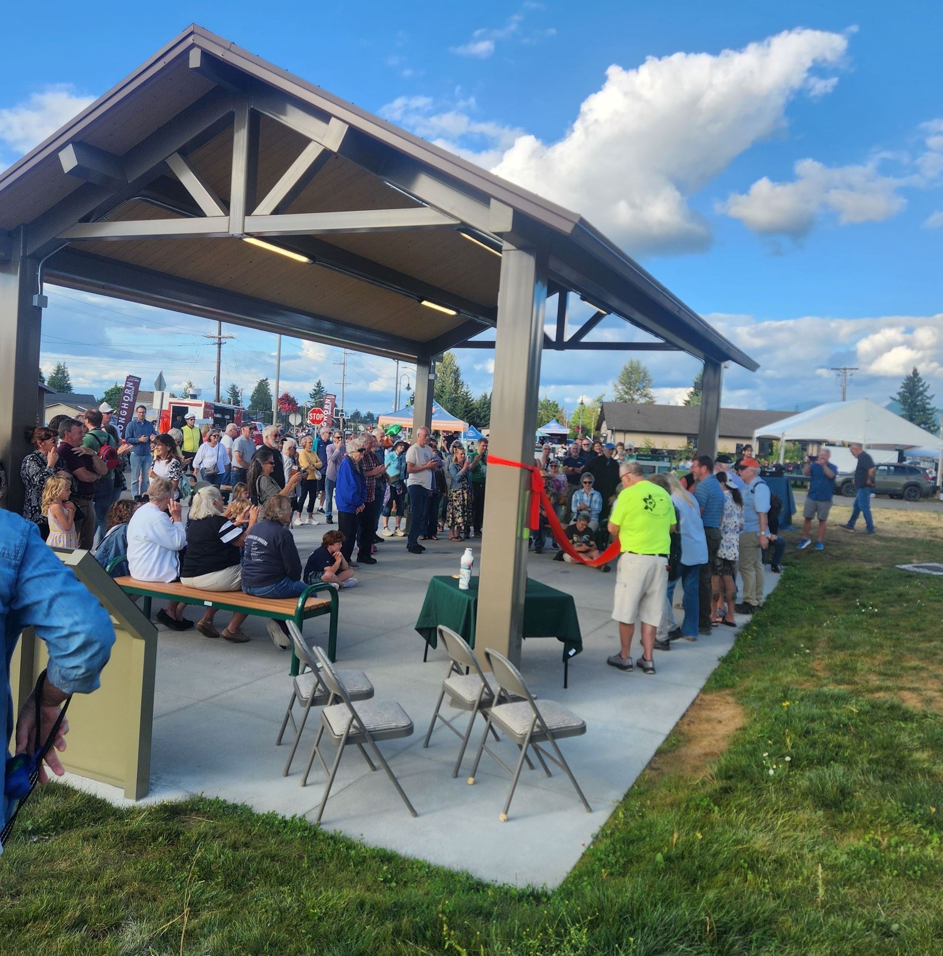 Ribbon cutting event